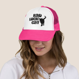 Bad Luck Cat Trucker Hat 