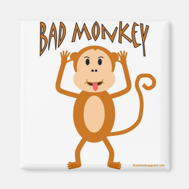 Bad Monkey magnet (Front)