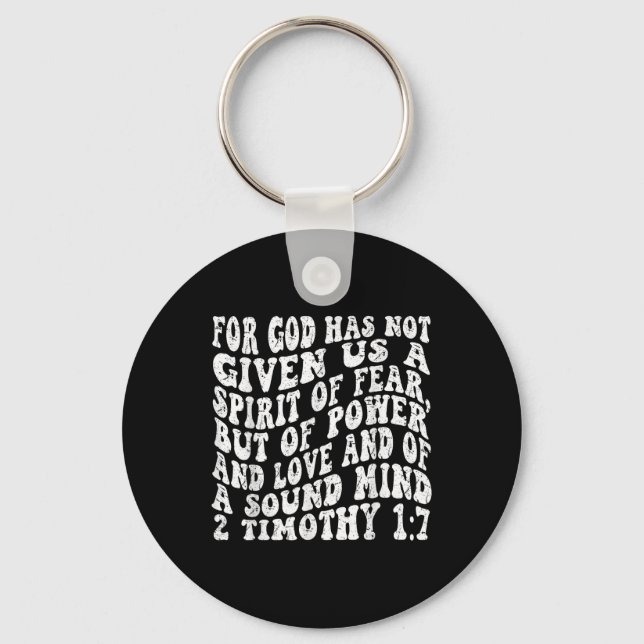 Bad Monkey T Shirt  Key Ring (Front)