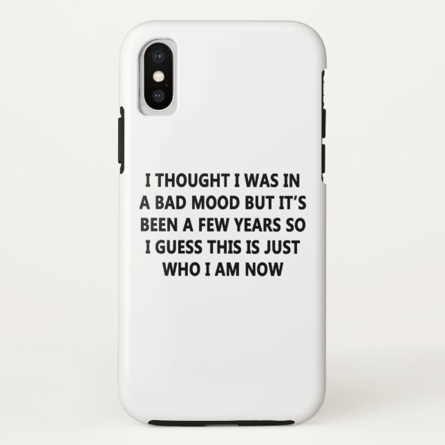 Bad Mood Case-Mate iPhone Case (Back)