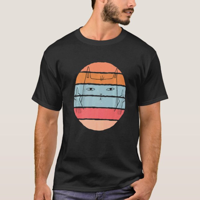 Bad mood cat T-Shirt (Front)