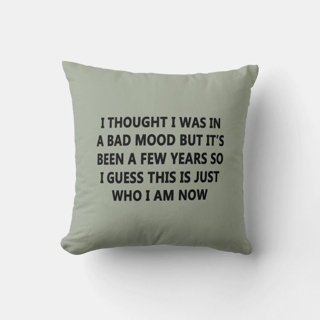 Bad Mood Cushion (Front)