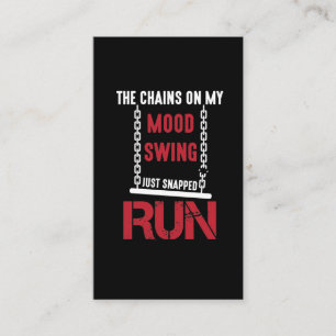 Bad Mood Funny Sarcastic Moody Humor Business Card