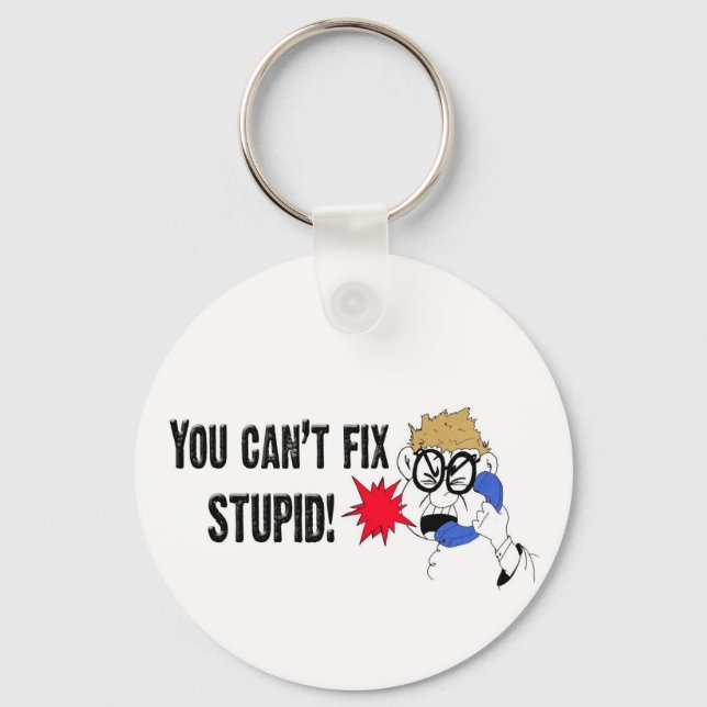 Bad Mood Key Ring (Front)