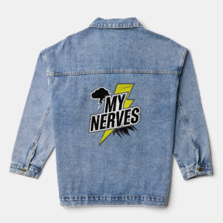 Bad Nerves: Stay Strong Denim Jacket