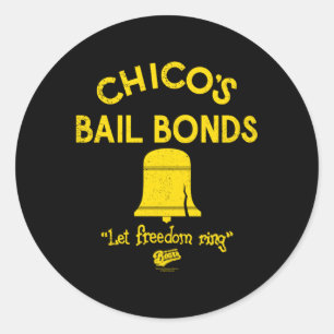 Bad News Bears Chicos Bail Bonds Classic Round Sticker