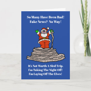 Bad News  Political Christian Christmas Card