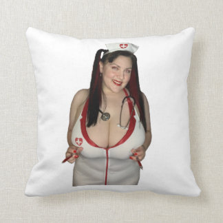 Bad nurse two sided cushion