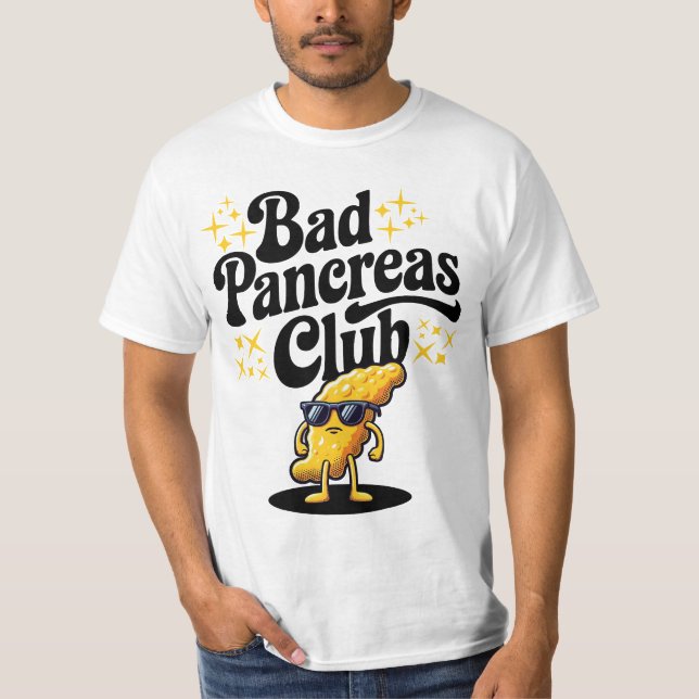 Bad Pancreas Club Diabetes Awareness Month T-Shirt (Front)