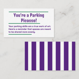 Bad Parking Business Card