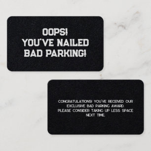 Bad Parking Business Card