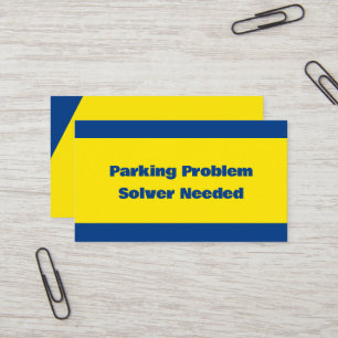 Bad Parking Problem Business Card