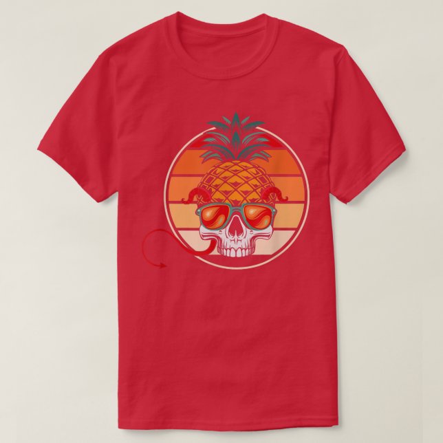 Bad Pineapple Devil Halloween Costume 172 T-Shirt (Design Front)