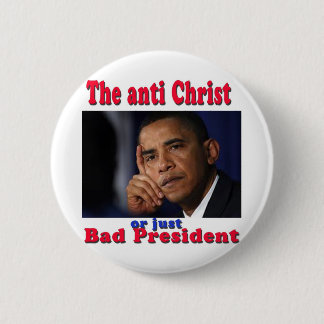 bad pres 6 cm round badge