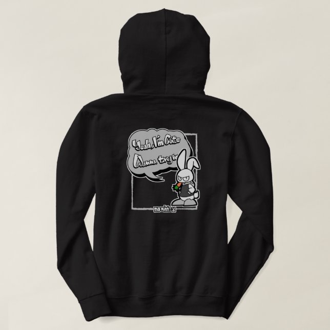 BAD RABBIT SERIES – Deadpan Bunny Attitude Tees (Design Back)