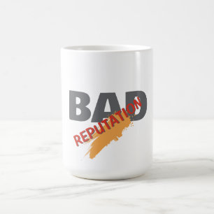 Bad Reputation / Minimalist Modern Plain Coffee Mug