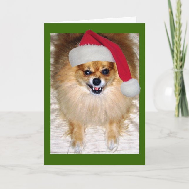 Bad Santa Christmas Card (Front)