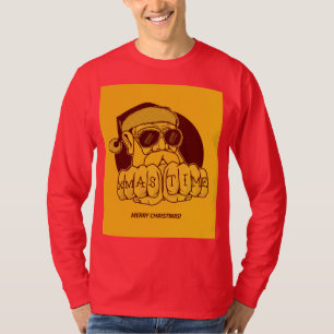 BAD SANTA GANGSTER SANTA CHRISTMAS T-SHIRTS 