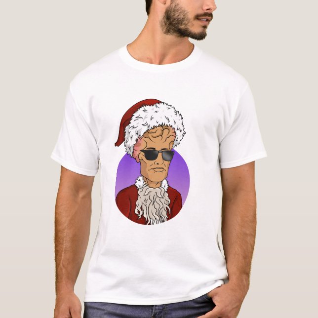 Bad Santa NO SMOKING T-Shirt (Front)