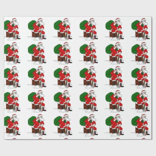 Bad Santa Wrapping Paper