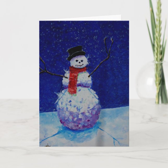Bad Snowman card (Front)