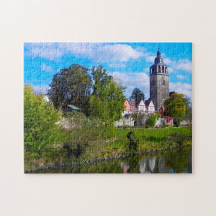 Bad Sooden Church Allendof Germany. Jigsaw Puzzle