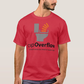 Bad Stack Overflow dark on light T-Shirt