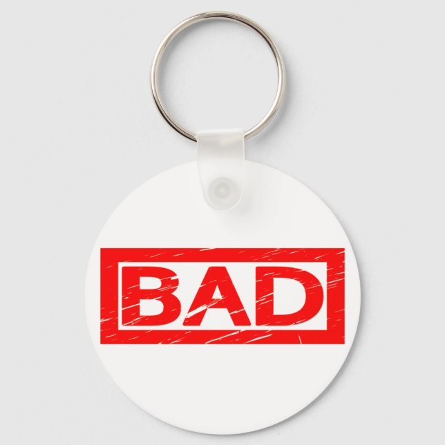 Bad Stamp Key Ring (Front)