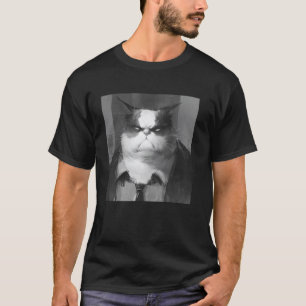 bad-tempered cat, funny cat 1 T-Shirt