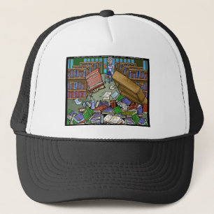 Bad Things Happen Funny Gifts Tees & Collectibles Trucker Hat
