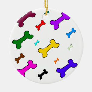 Bad to the Bone Colourful Pet Ornament