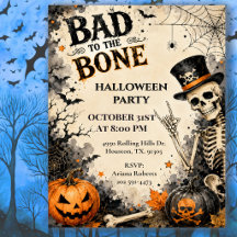 Bad To The Bone Halloween Party