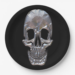 Bad to the Bone Skull  Party Plates