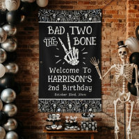 Bad Two The Bone! Halloween 2nd Birthday Party