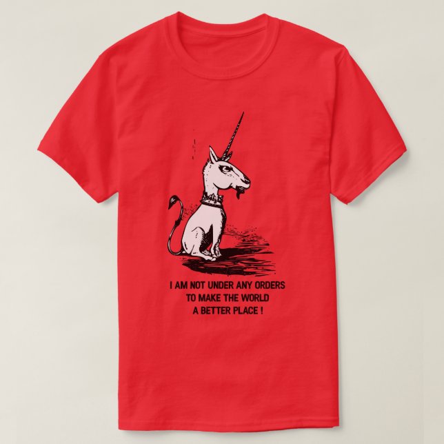 Bad Unicorn T-Shirt (Design Front)