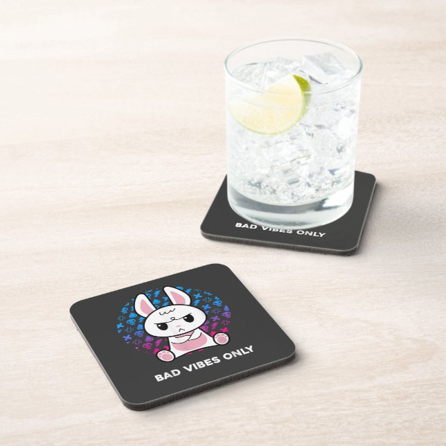 Bad Vibes Only Coaster (Right Side)