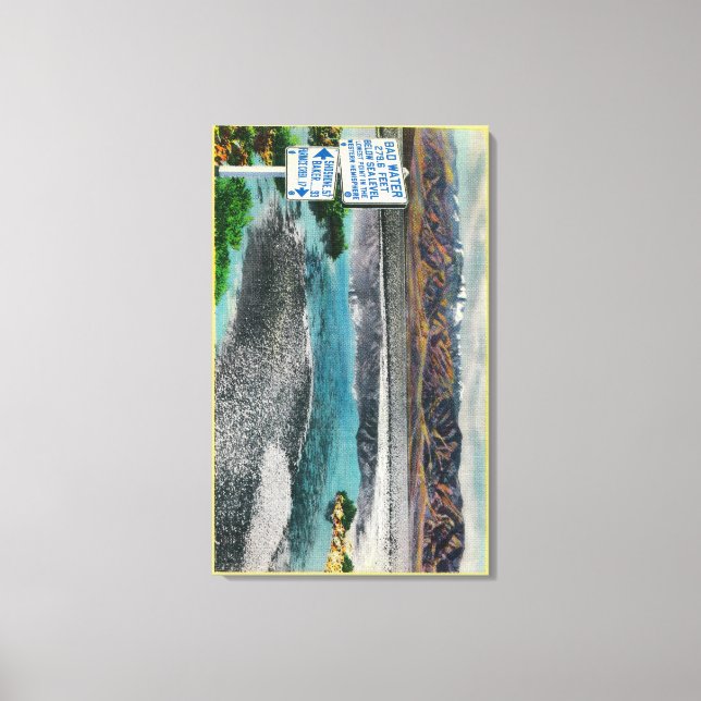 Bad Water at Death Valley National Monument Canvas Print (Front)