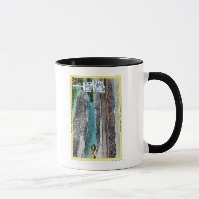 Bad Water at Death Valley National Monument Mug (Right)
