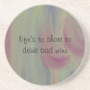 bad wine coaster