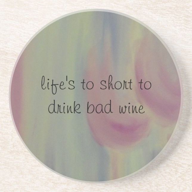 bad wine coaster (Front)
