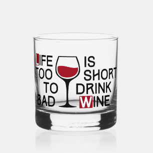 Bad wine whiskey glass