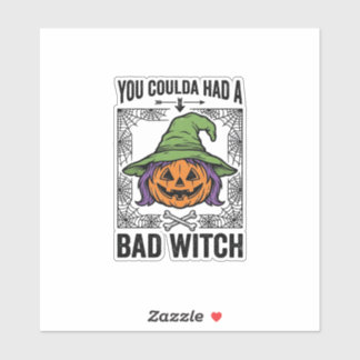 Bad Witch Funny Halloween Pumpkin Witch_1
