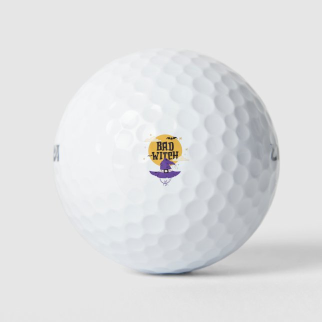 Bad Witch  Golf Balls (Front)