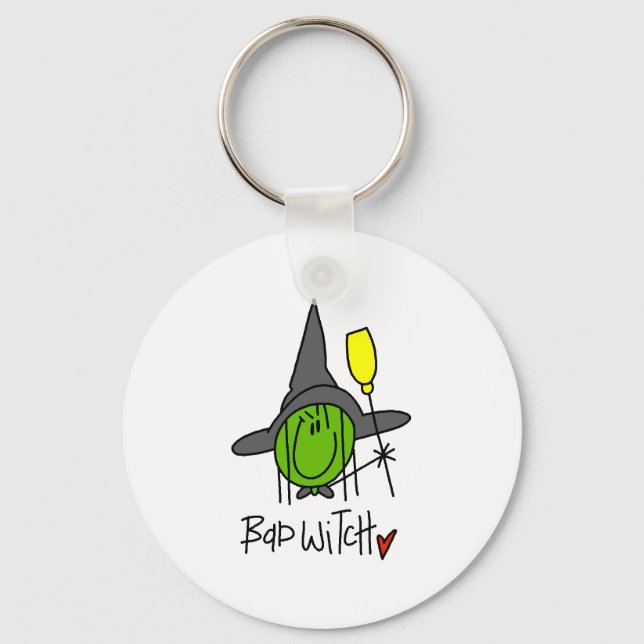 Bad Witch Key Ring (Front)