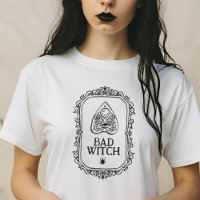 Bad witch Typography Funky Halloween