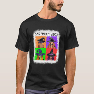 Bad Witch Vibes Halloween Basic Witch Lover Funny T-Shirt