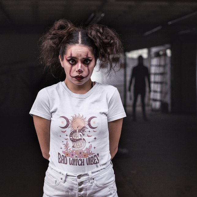 Bad witch vibes Halloween Family Matching T-Shirt (Halloween Family Matching T-Shirt )