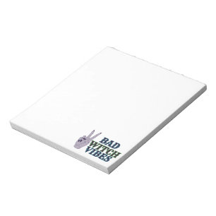 Bad Witch Vibes Witchy Hands Notepad