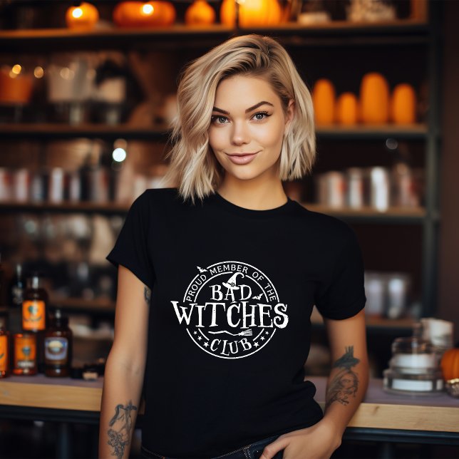 Bad Witches Club: Halloween T-Shirt for Witchcraft (Creator Uploaded)
