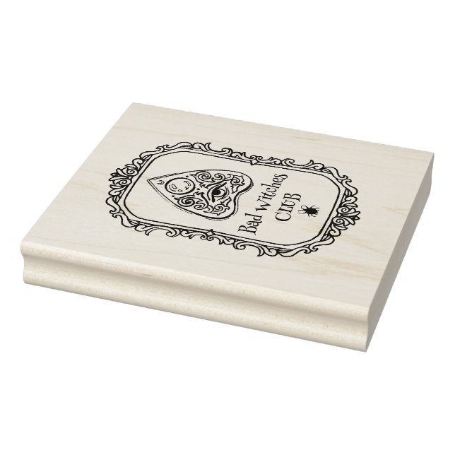 Bad witches Halloween Rubber Stamp (Stamp)